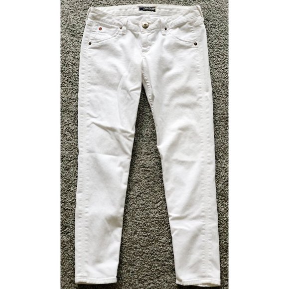 Hudson White Skinny Ankle Jeans - 27 - Picture 2 of 9